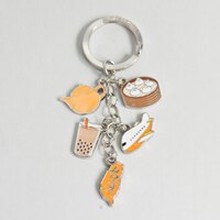 【MILU DESIGN】鑰匙圈>>美食之旅(黃色)