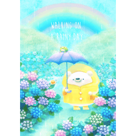 雨の日のお散歩