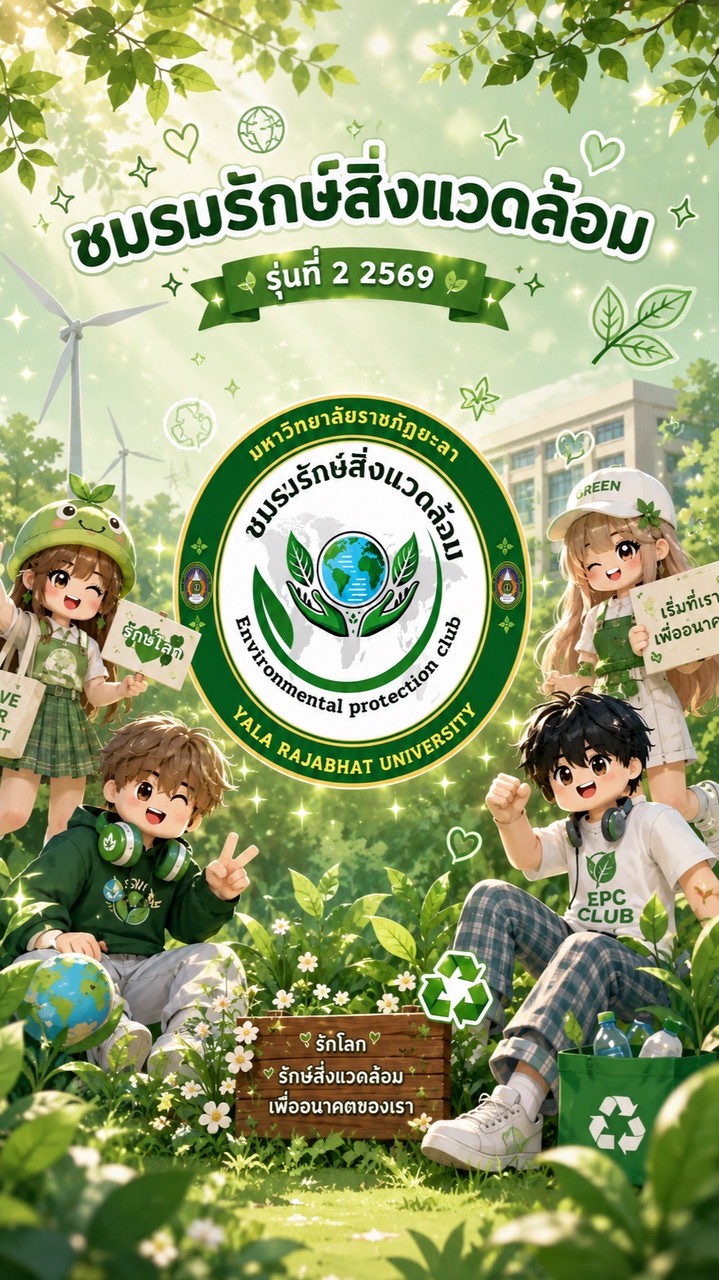 สมาชิกชมรมรักษ์สิ่งแวดล้อม รุ่นที่ 2