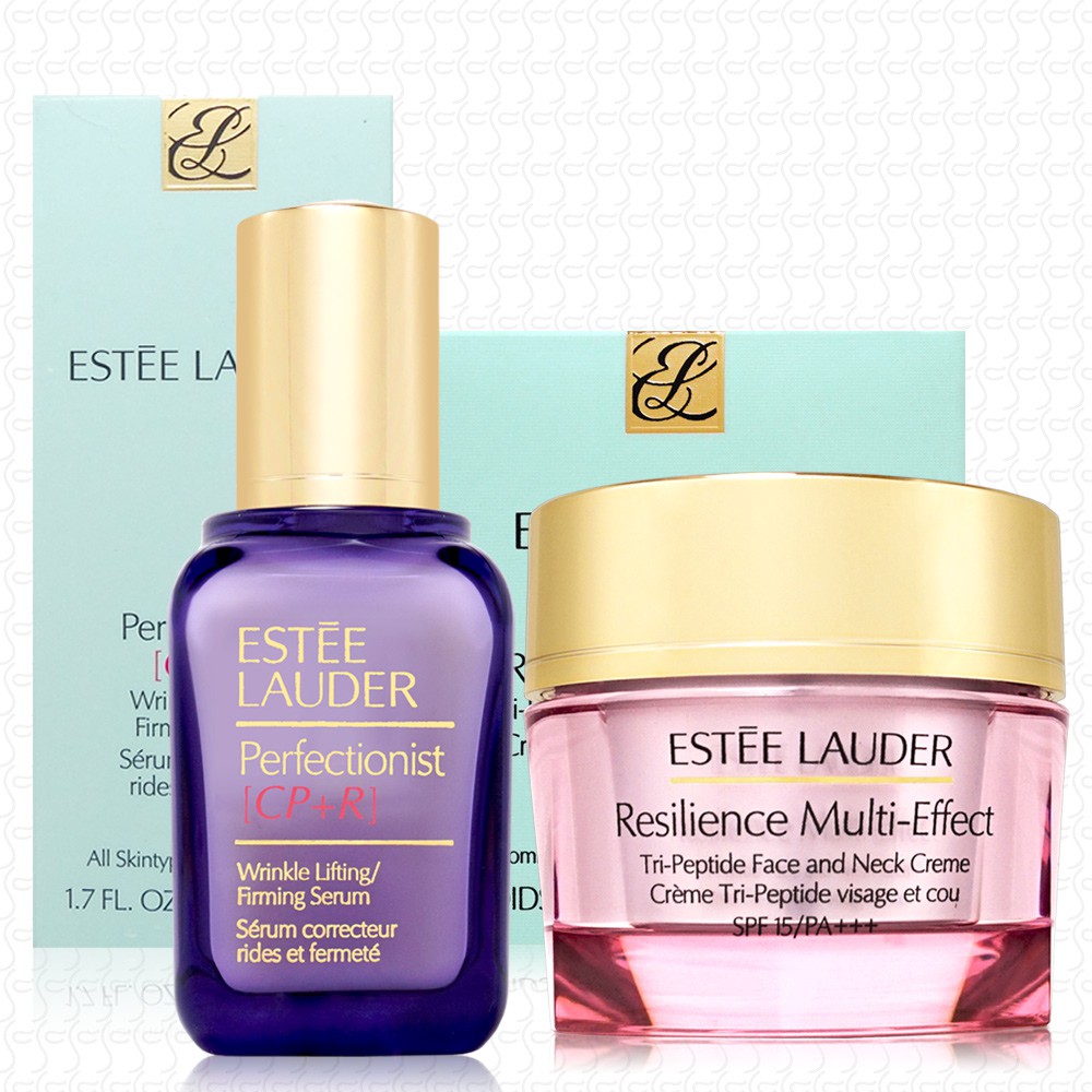 ESTEE LAUDER雅詩蘭黛 CP+R抗皺緊緻精華50ml+緊緻抗皺日霜50ml (沐妍心社)