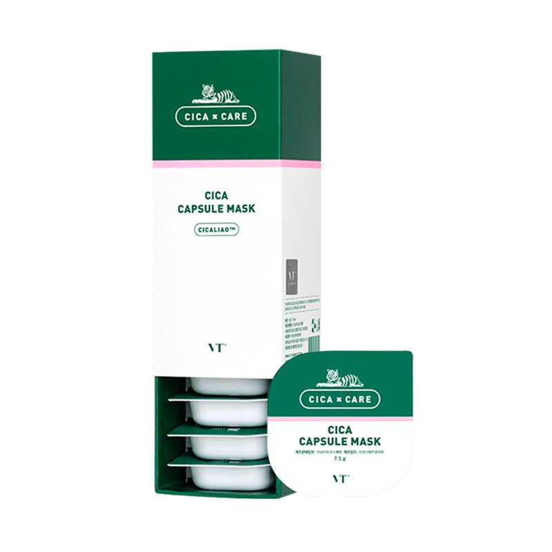 BTS代言 韓國熱賣 VT CICA 積雪草老虎小布丁潔顏泥膜 (10入)