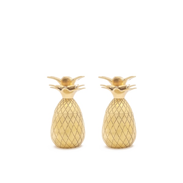 W&P DESIGN 鳳梨造型一口杯組 - 60ml-金