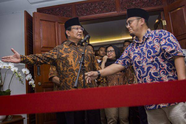 Dahnil Anzar Simanjuntak dan Prabowo Subianto