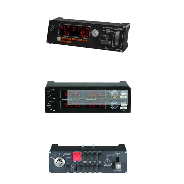 美國 Logitech Flight Combo Switch , Radio Panel , Multi Panel