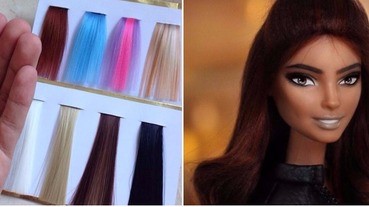 來看看神人怎麼玩芭比娃娃～彩妝服裝外加染燙剪全都包！