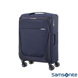 Samsonite新秀麗 26吋B-Lite商務型大容量飛機輪可擴充布面TSA海關鎖行李箱(海軍藍)-39D*11006