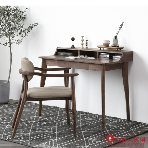 [紅蘋果傢俱]HM015 書桌 北歐風書桌 日式書桌實木書桌 無印風 簡約風