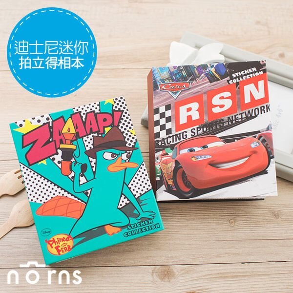 Norns 【TW迪士尼迷你拍立得相本 泰瑞鴨 汽車總動員】Norns 7S 8 25 50S 90 SP-1拍立得相簿 相冊 好窩生活節