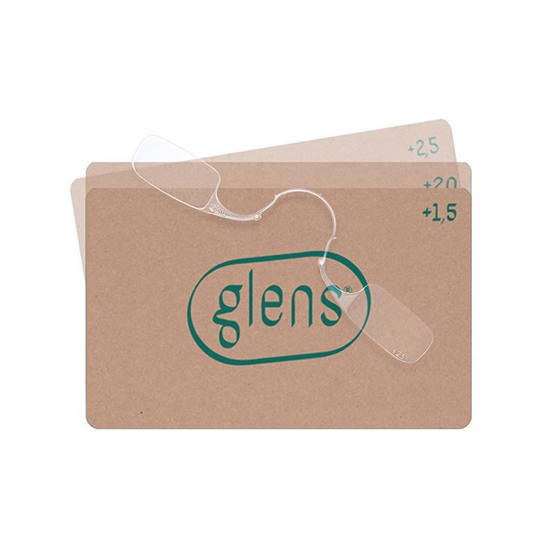 卡片老花鏡（環保經典圖案）-200度