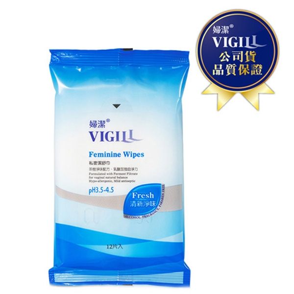 Vigill 婦潔 生理潔舒巾(12片入)【小三美日】