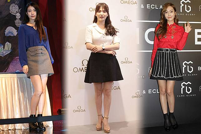 宋慧喬 Iu不高但腿看起來特別長 150 170cm女生都適用a字裙美腿穿搭法