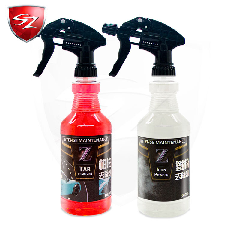 sz diy洗車清潔劑 500ml 組合-(鐵粉+柏油) -----------------------------------------------------------------------