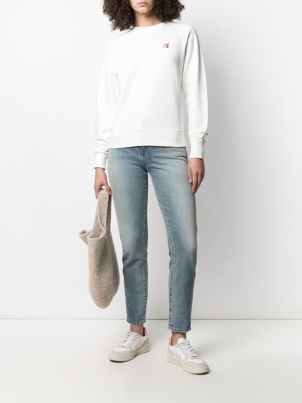 Maison Kitsuné fox-patch sweatshirt