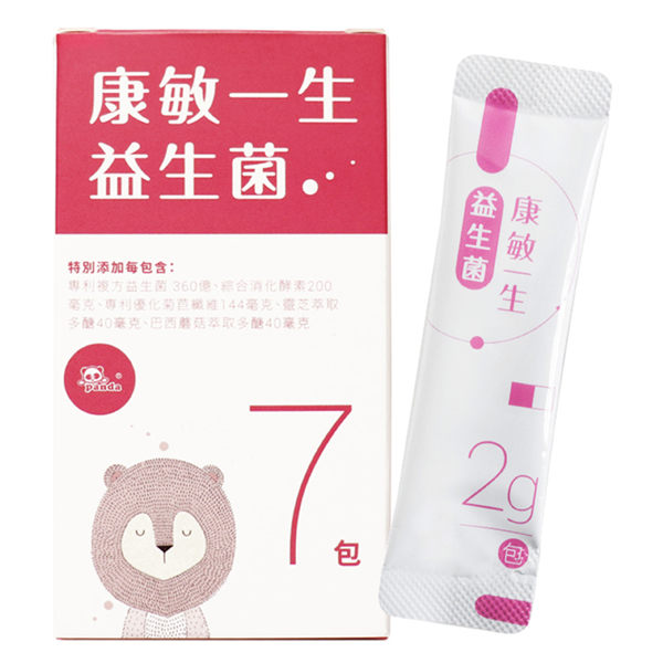 鑫耀生技 Panda 康敏一生益生菌 （體驗）旅行組 7包入（2g／包）