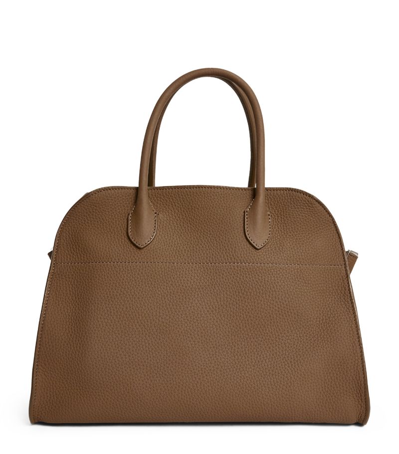The Row Leather Margaux 12 Top-Handle Bag