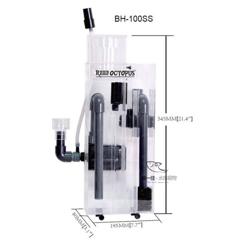 [第一佳 水族寵物] REEF OCTOPUS章魚哥Classic(100-HOB)外掛型蛋白除沫器 免運