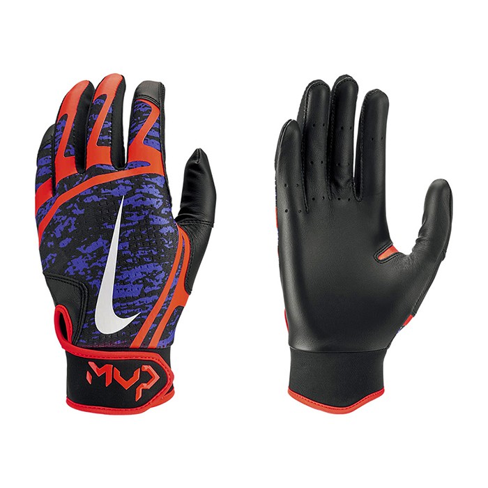 NIKE HYPERDIAMOND EDGE 打擊手套品牌：NIKE建議售價：1280材質：手掌：100% 聚氨酯皮革 手背：69%聚酯纖維、25%聚氨酯皮革、6%彈性人造纖維產品詳情．手掌採高級合成