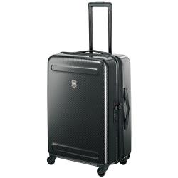 VICTORINOX 瑞士維氏Etherius Illusion系列可擴充26吋硬殼行李箱-黑 602785