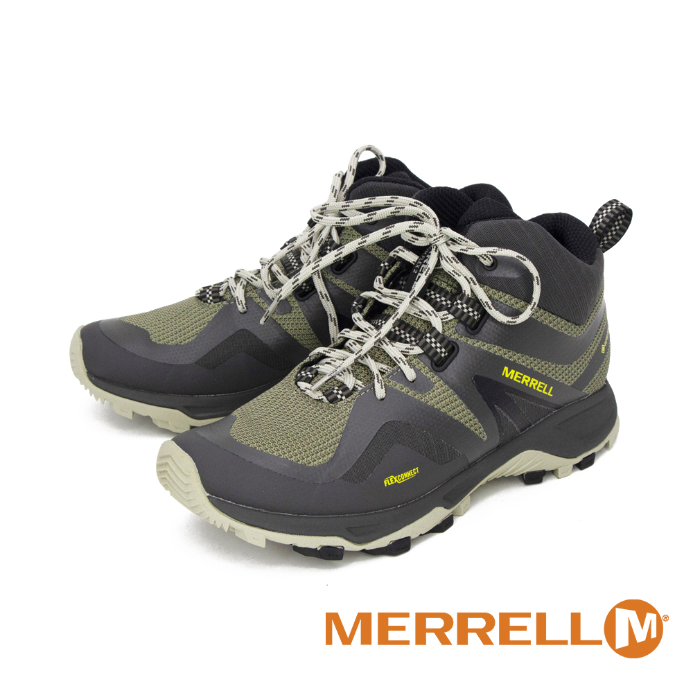 GORE-TEX襪套式防水結構可拆式EVA鞋墊，提供彈性支撐5mm刻紋橡膠大底