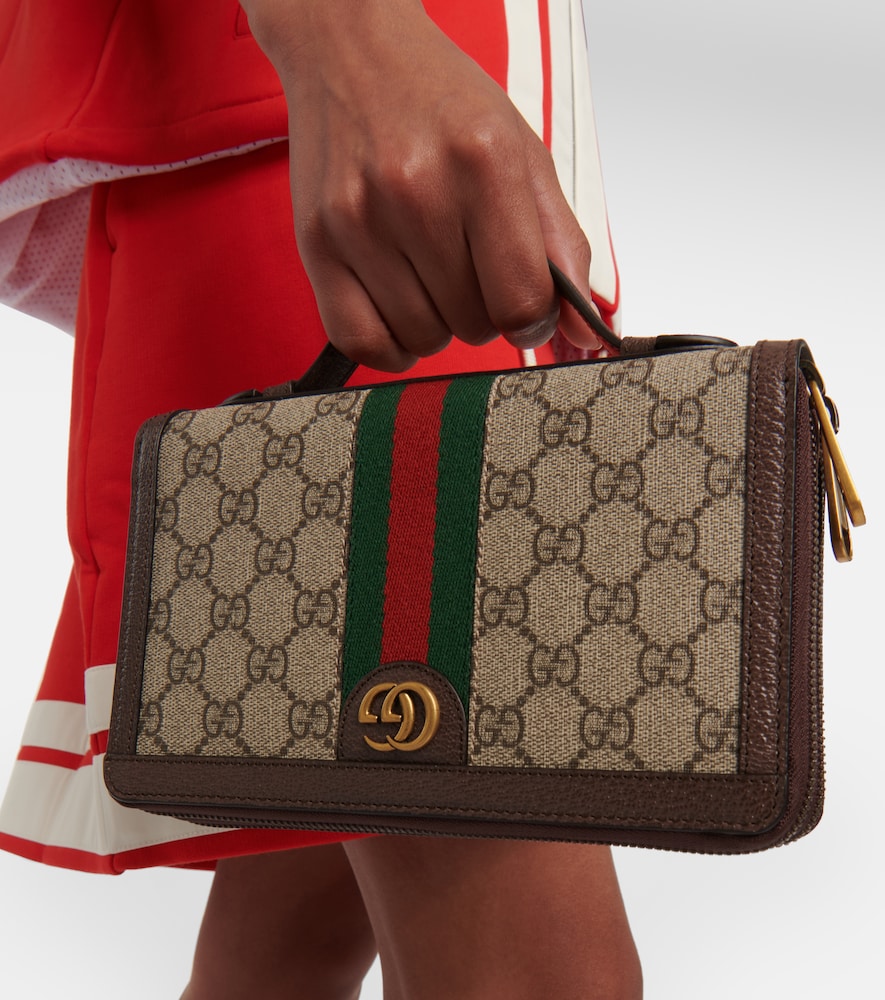 Gucci Ophidia GG canvas travel case