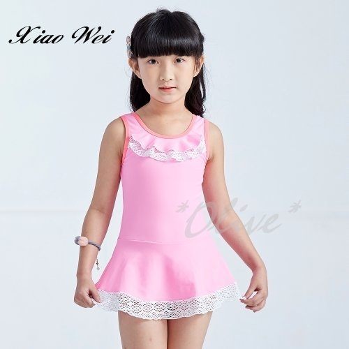 ☆小薇的店☆蘋果牌 【粉紅芭比風格 】女童連身裙泳裝特價780元NO.108601(8-14)