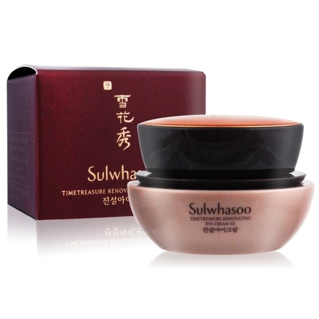 預計出貨日2-5天 中文品名：Sulwhasoo 雪花秀 臻雪丹御至善賦活眼霜 EX(3ML) 規格：3ML ◆使用方式：臉部清潔後，適量塗抹於眼周肌膚，取少量於指尖，清柔的延展塗抹於眼周肌膚。 ◆保