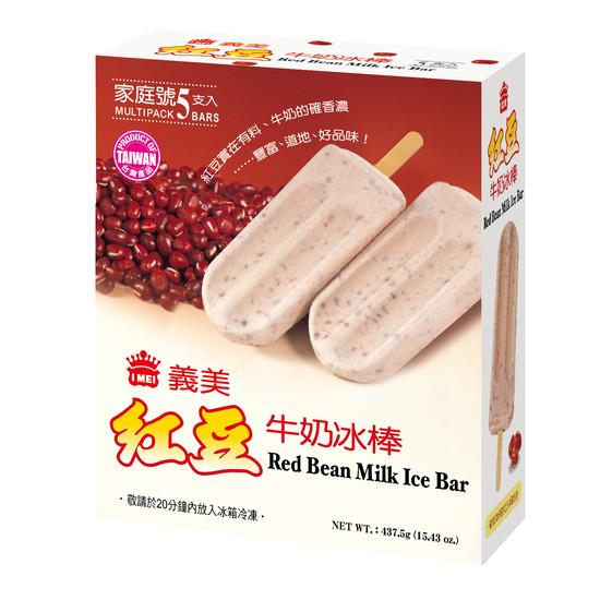 義美牛奶冰棒-紅豆87.5gx5入