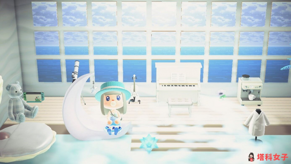 動森｜教你如何在房間內做出雲海牆