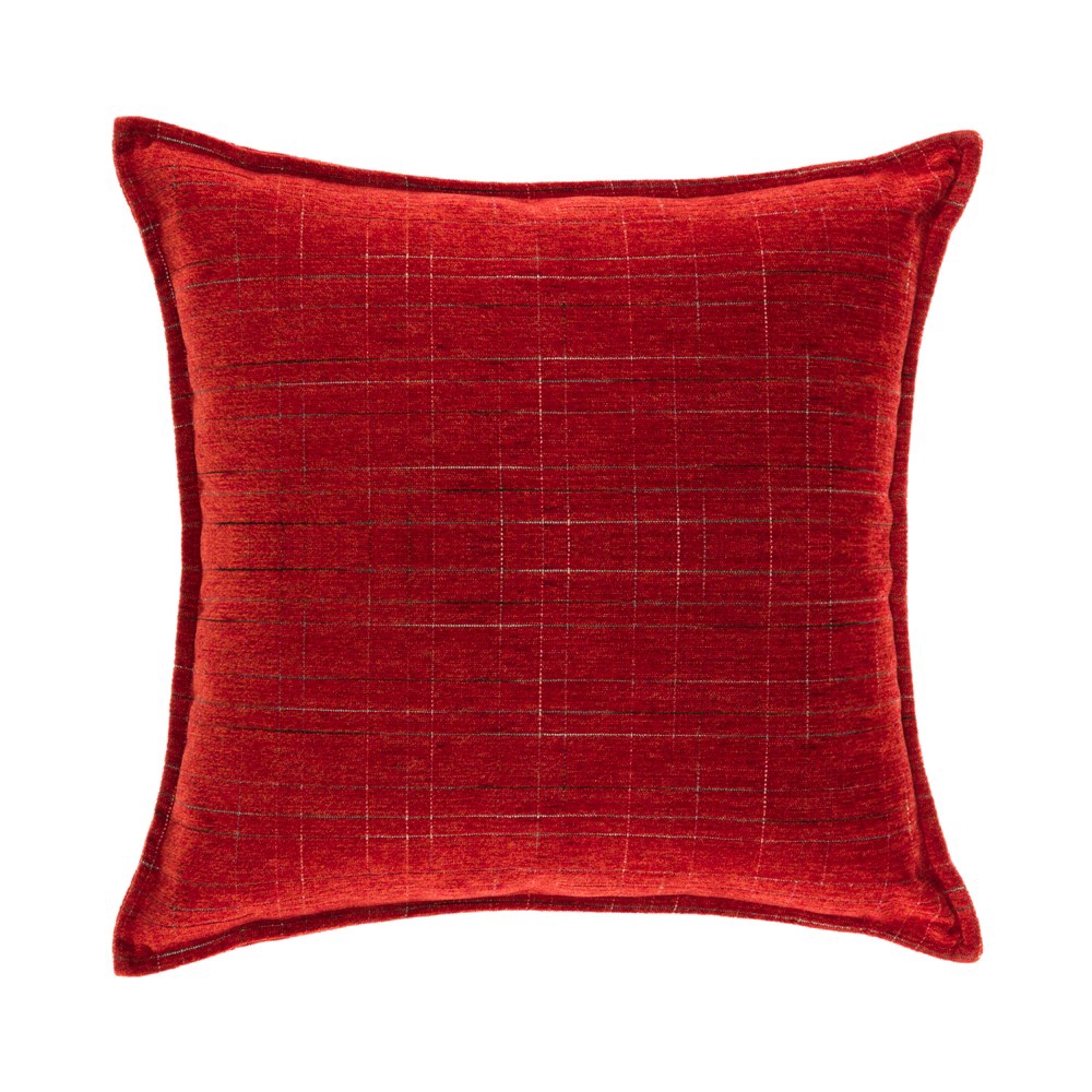 【商品特色】舒適美觀，高貴優雅增添居家環境裝飾美感表布 / 填充物 - 100%聚酯纖維台灣製造，品質保證==================香奈兒絨棉抱枕 45x45cm 紅色款016187515=