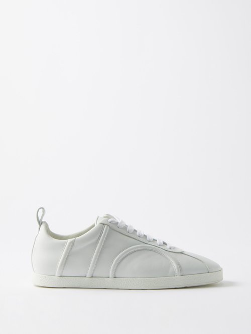 Toteme - Logo-appliqué Leather Sneakers - Womens - White