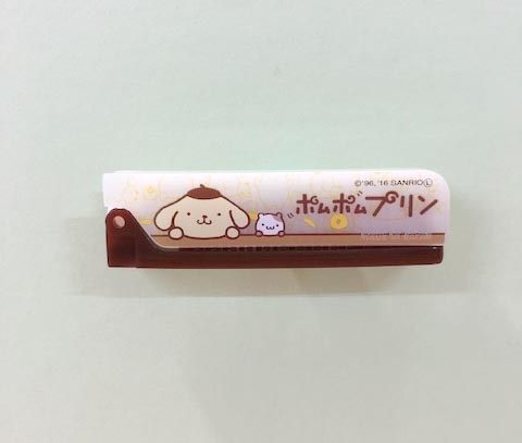 【震撼精品百貨】Pom Pom Purin 布丁狗~Sanrio摺疊髮梳-黃朋友#85421
