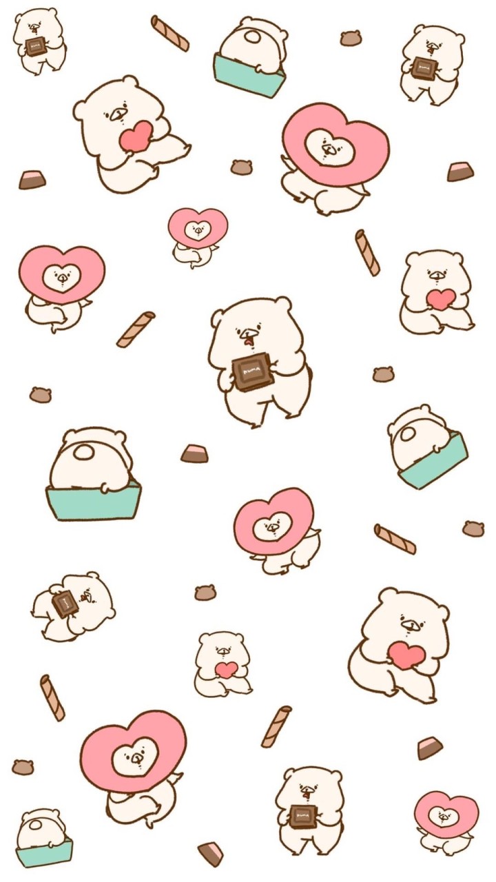 ともだちはくまスタンプだけでお話しましょ〜♪