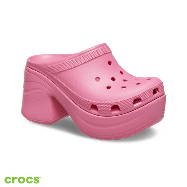 Crocs也跟上芭比風！新款Crocs經典人魚高跟鞋，穿上秒變大長腿美女！