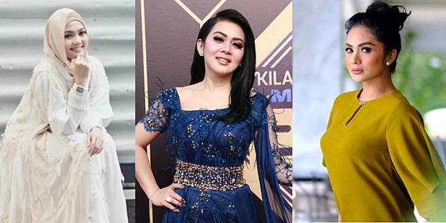 Rina Nose, Syahrini, Krisdayanti (Instagram/Kapanlagi)