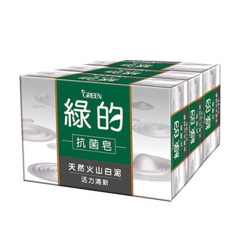 綠的抗菌香皂100g*3入【愛買】