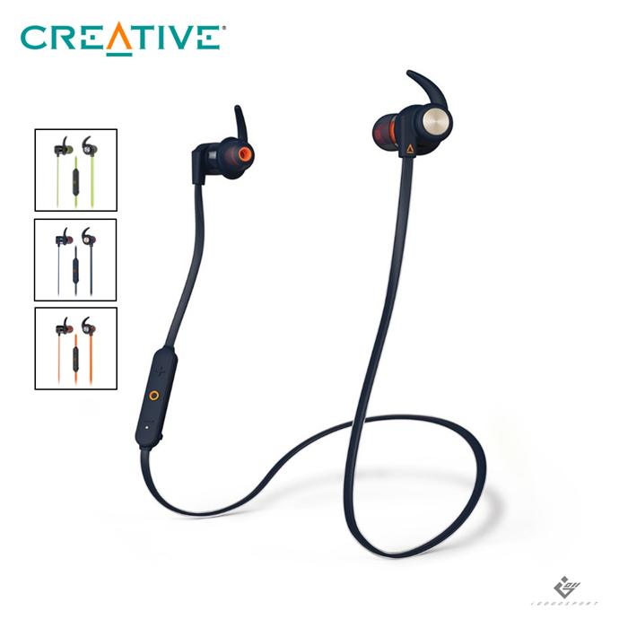 Creative Outlier 無線藍牙防水運動耳機橘