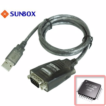 USC-232F◆單埠USB to RS232轉換器，內建FTDI晶片，支援 WIN 10 並獲得微軟WHQL認證 ◆只有內建英國 FTDI FT232BL 晶片的 USC-232F才敢挑戰商用市場最