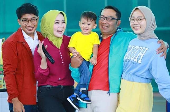 Keluarga Ridwan Kamil. (Instagram/ataliapr)