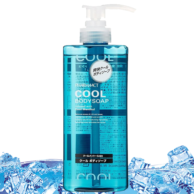 沐浴乳-日本製熊野 COOL爽快系列 酷涼清爽沐浴乳 600ml-玄衣美舖