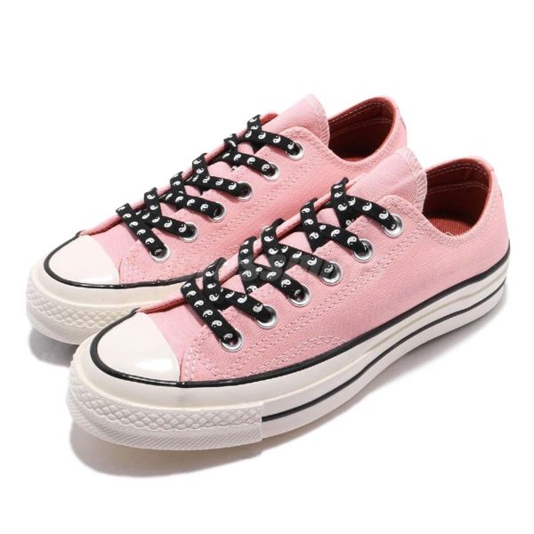 Converse Chuck Taylor All Star 70 粉紅 黑 奶油底 1970 男鞋 女鞋 低筒 帆布鞋【PUMP306】 164212C