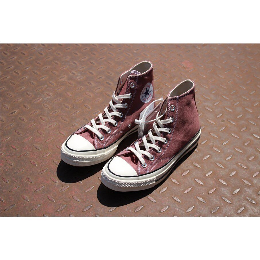 【日本海外代購】CONVERSE ALL STAR 1970 豆沙色 帆布 高筒 三星 黑標 男女 159623C