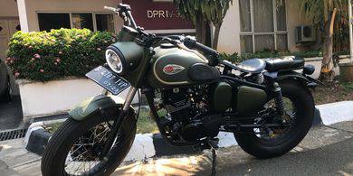 Hasil Kawin Silang Royal Enfield dan Kawasaki W175 