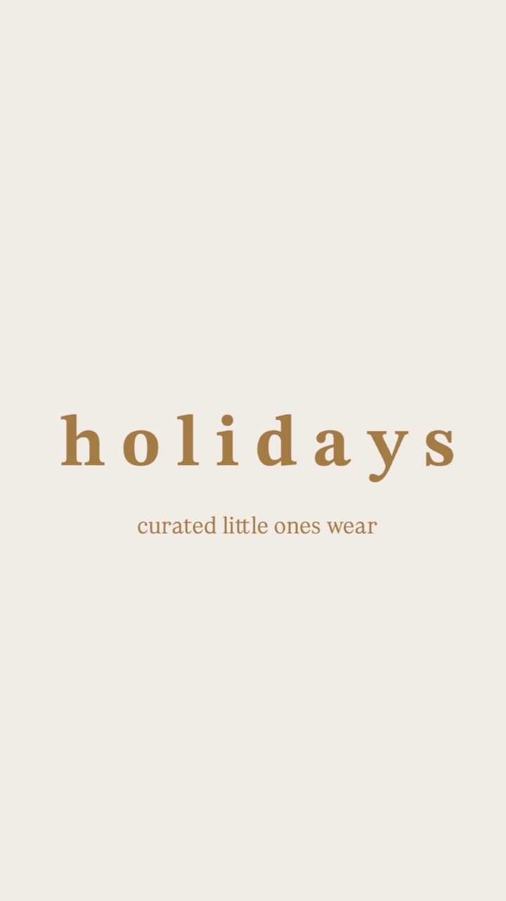 holidays🕊️嬰幼童裝選品