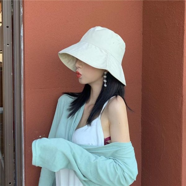 夏季百搭防曬遮臉休閑韓版漁夫帽7613