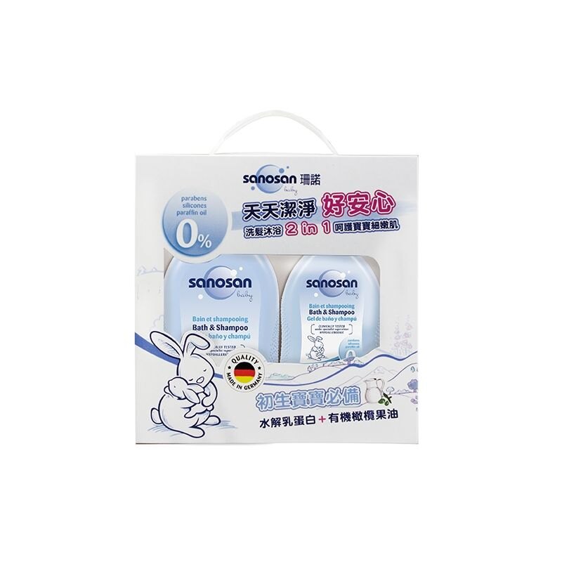 baby洗髮沐浴露400ml+200ml