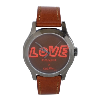 防刮水晶錶面/真皮錶帶 石英機芯/30米生活防水 指針顯示窗/ㄇ型穿式錶扣