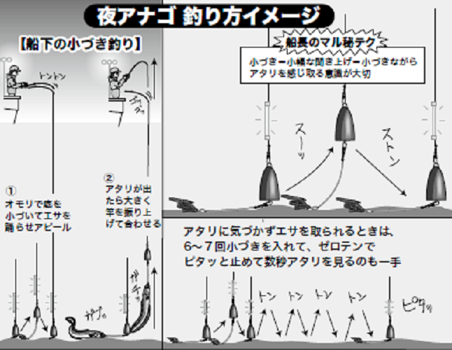 夜アナゴ入門＆船長のマル秘テク（FISHING JAPAN）