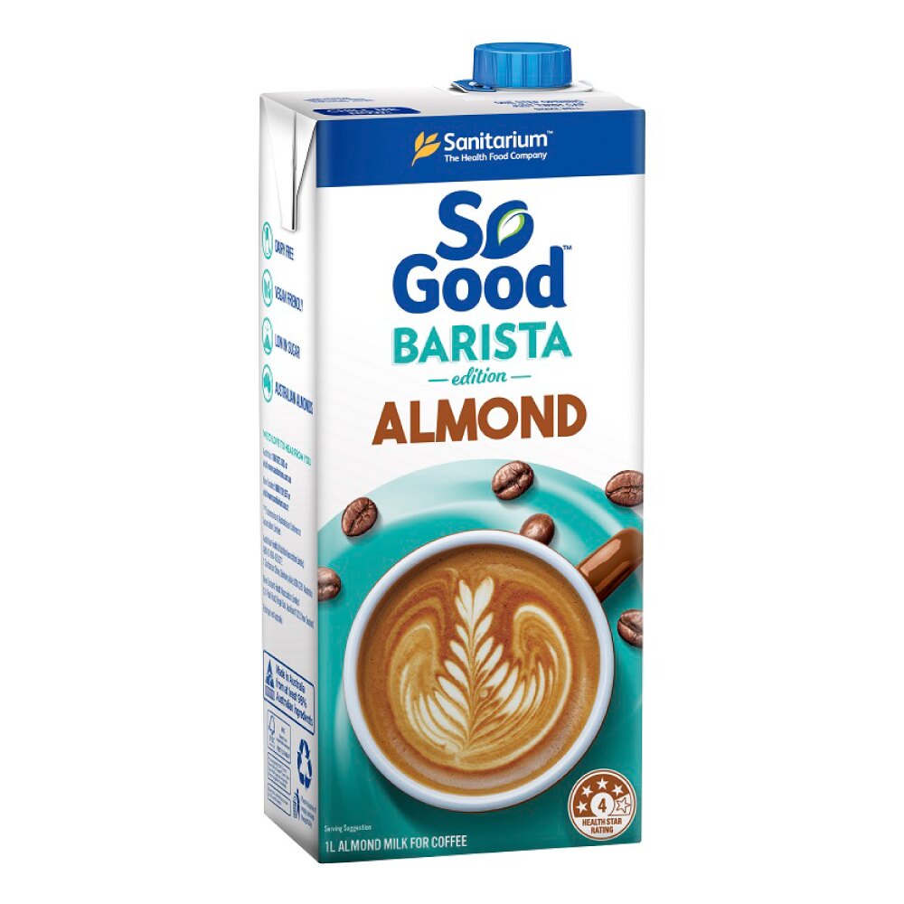 咖啡師杏仁奶 Sanitarium So Good 1000mlX12瓶 (澳洲原裝進口) 專品藥局【2018018】《樂天網銀結帳10%回饋》