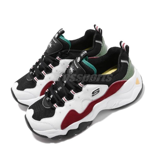 Skechers D Lites 3 One Piece 白 彩色 海賊王 黑鬍子 男鞋 運動鞋 老爹鞋 PUMP306 999112WMLT