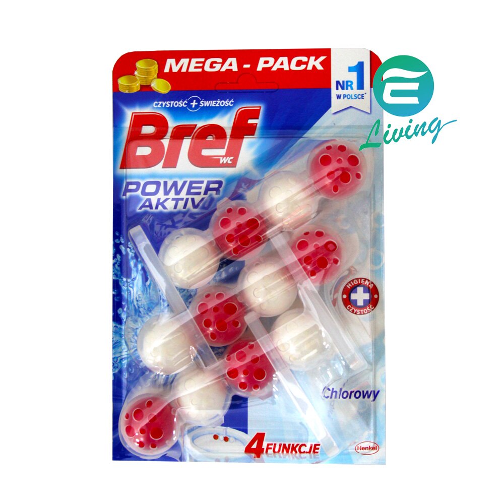 Bref 德國 馬桶強力清潔芳香球 3入 (除臭) #19442